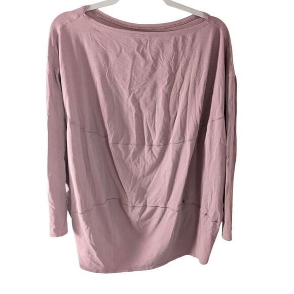 LULULEMON ATHLETICA Back In Action Long Sleeve In Figue Size Large - Picture 4 of 5